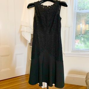 Karl Lagerfeld black lace dress